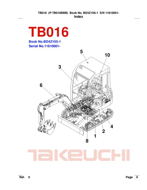 takeuchi parts diagram